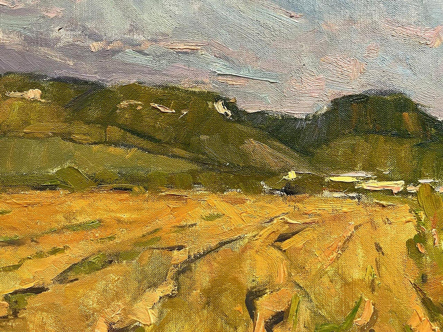 Oil painting countryside Oleksandr Andreev