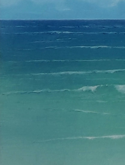 Calming turquoise ocean waves by Vasily Korkishko oil painting