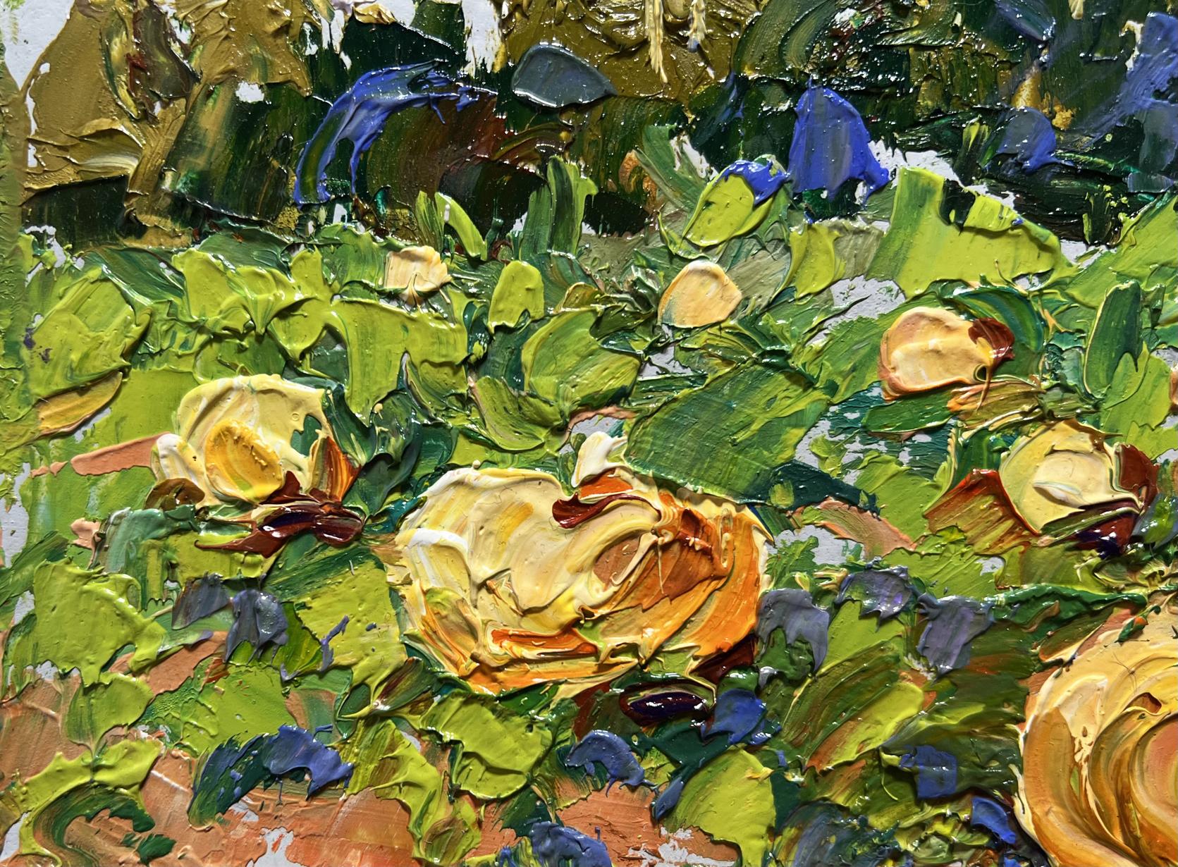 Vibrant impressionist oil painting of vegetables by Oleksiy Ivanyuk