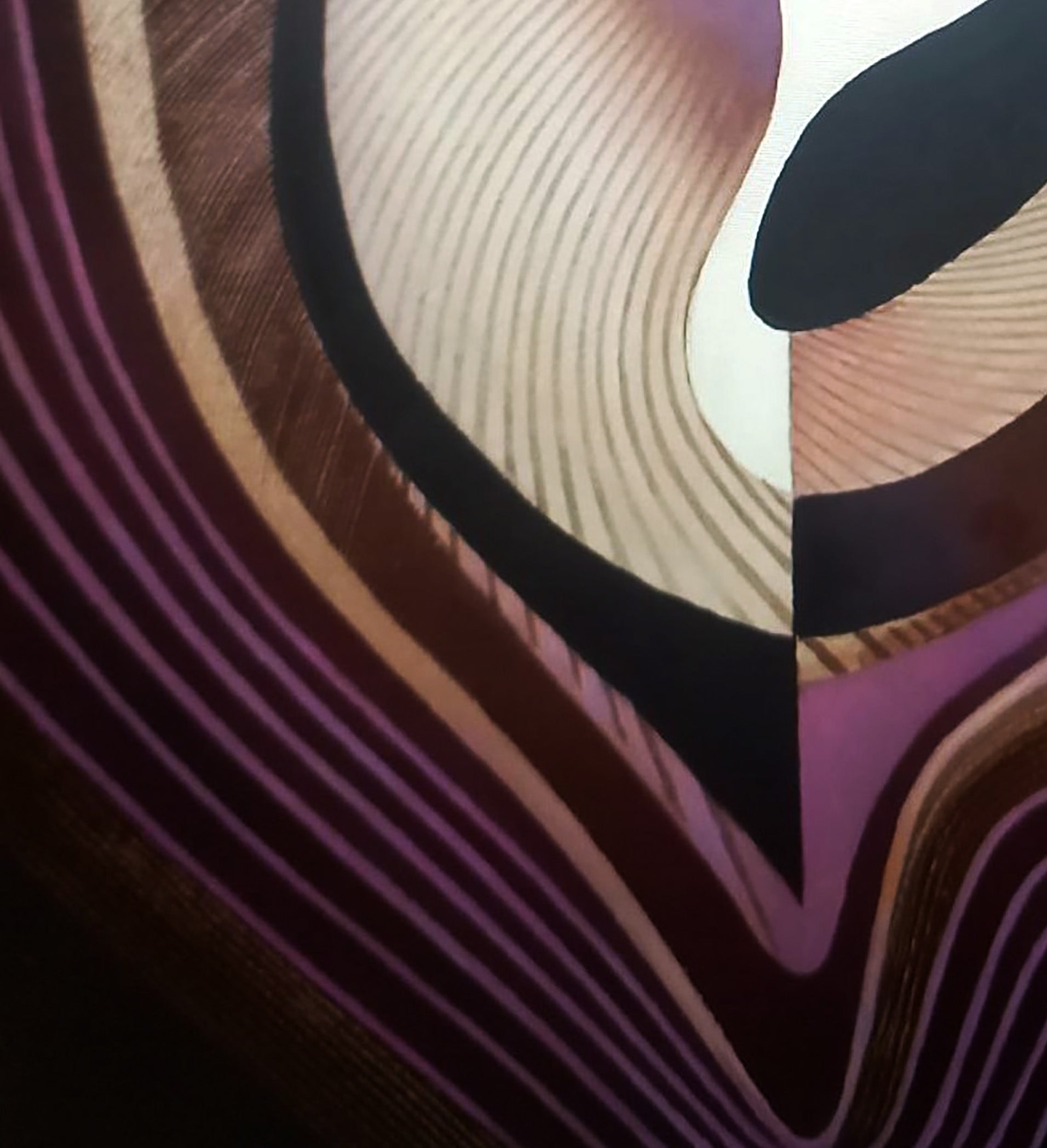 Oil painting Shell by Alexander Strashevich with purple swirls