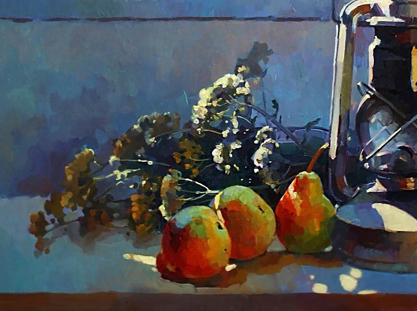 Oil painting Still life with pears by Anastasia Yaroshevich