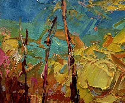 Vibrant impressionist oil painting The setting of the sun by Oleksiy Ivanyuk