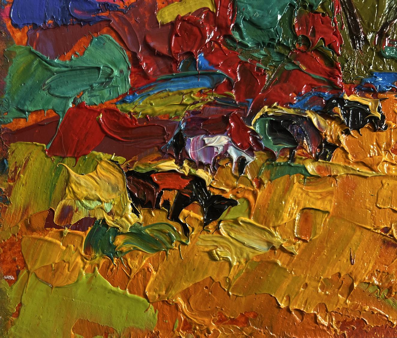 Vibrant Colors of Autumn oil painting by Oleksiy Ivanyuk