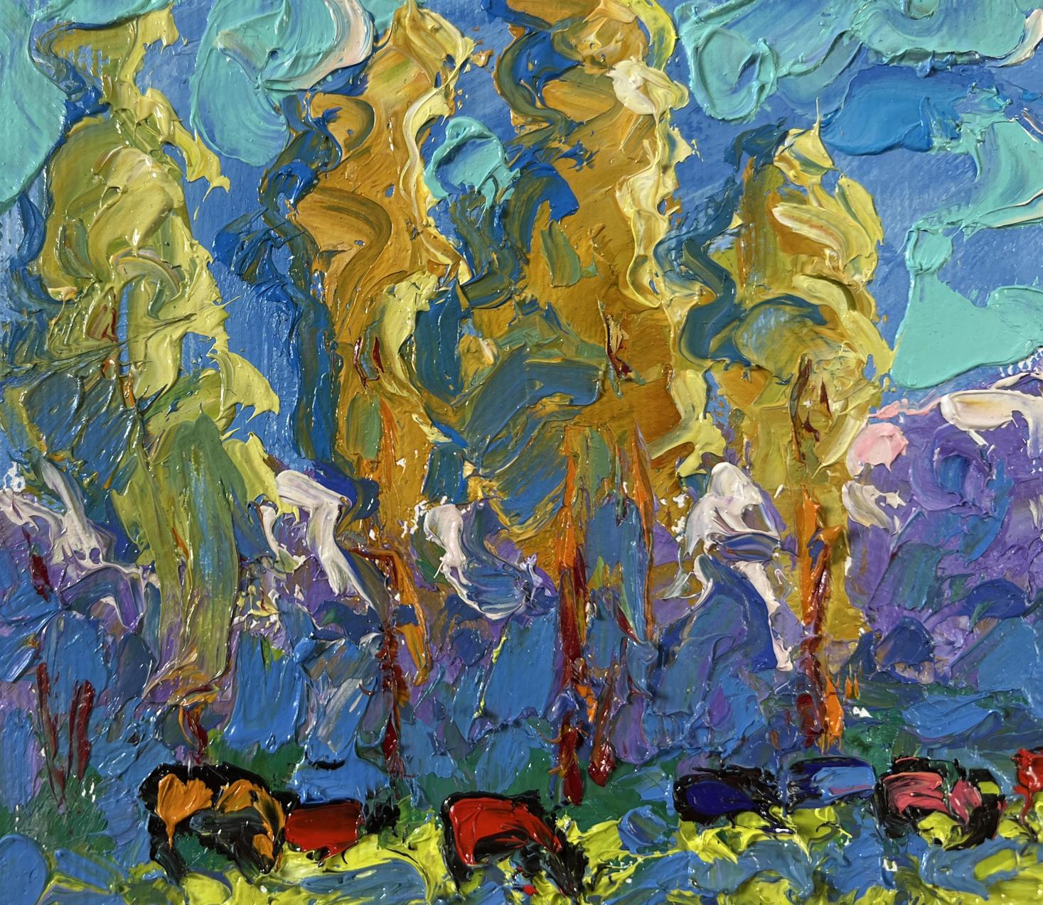 Vibrant Spring on the Meadows oil painting by Oleksiy Ivanyuk