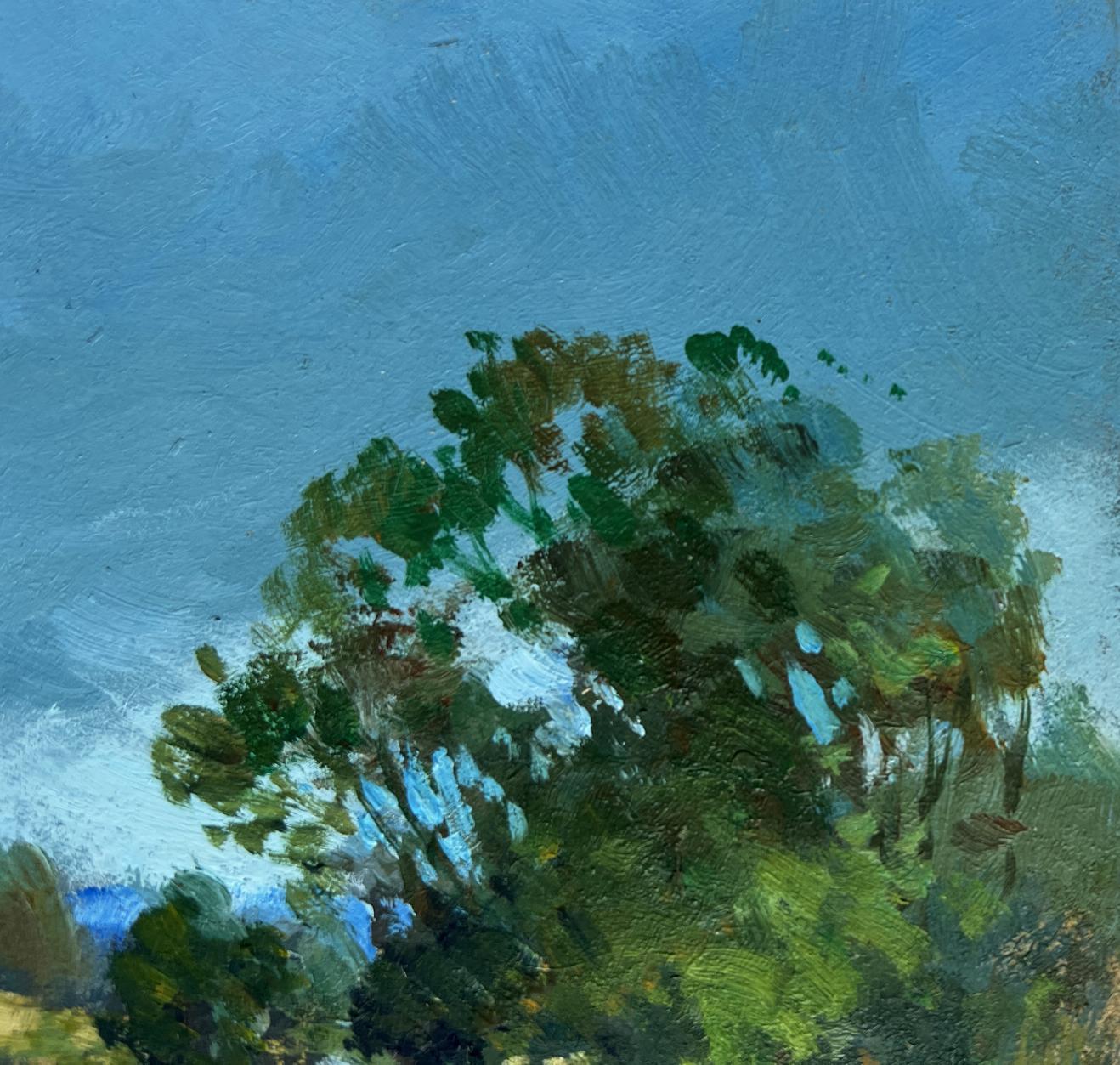 Textured oil painting of lush green tree by Yuriy Suprunchuk