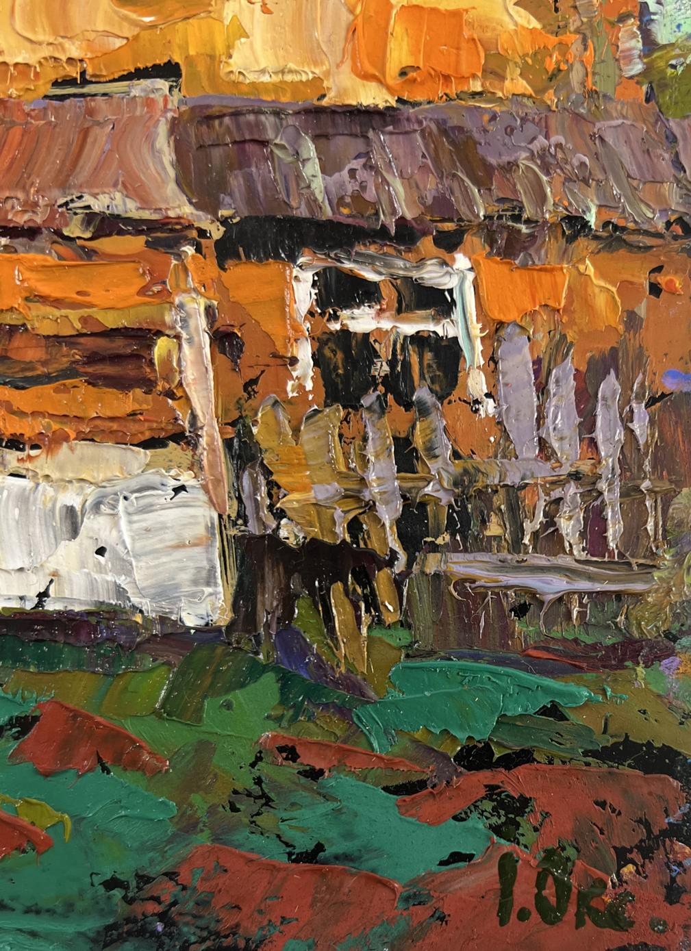 Vibrant Winds and sun of summer oil painting by Oksana Ivanyuk