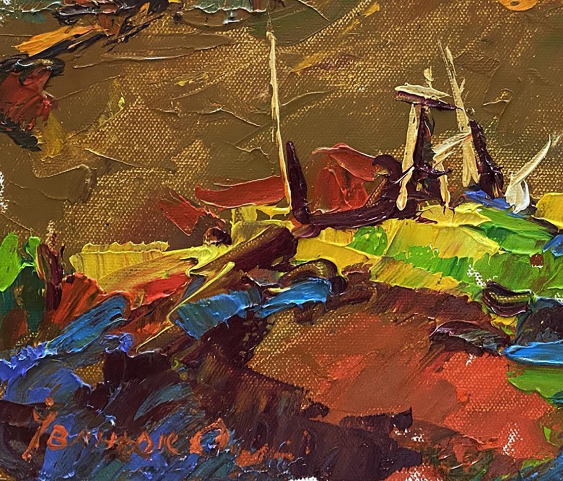 Vibrant impressionist oil painting In the Evening by Oleksiy Ivanyuk