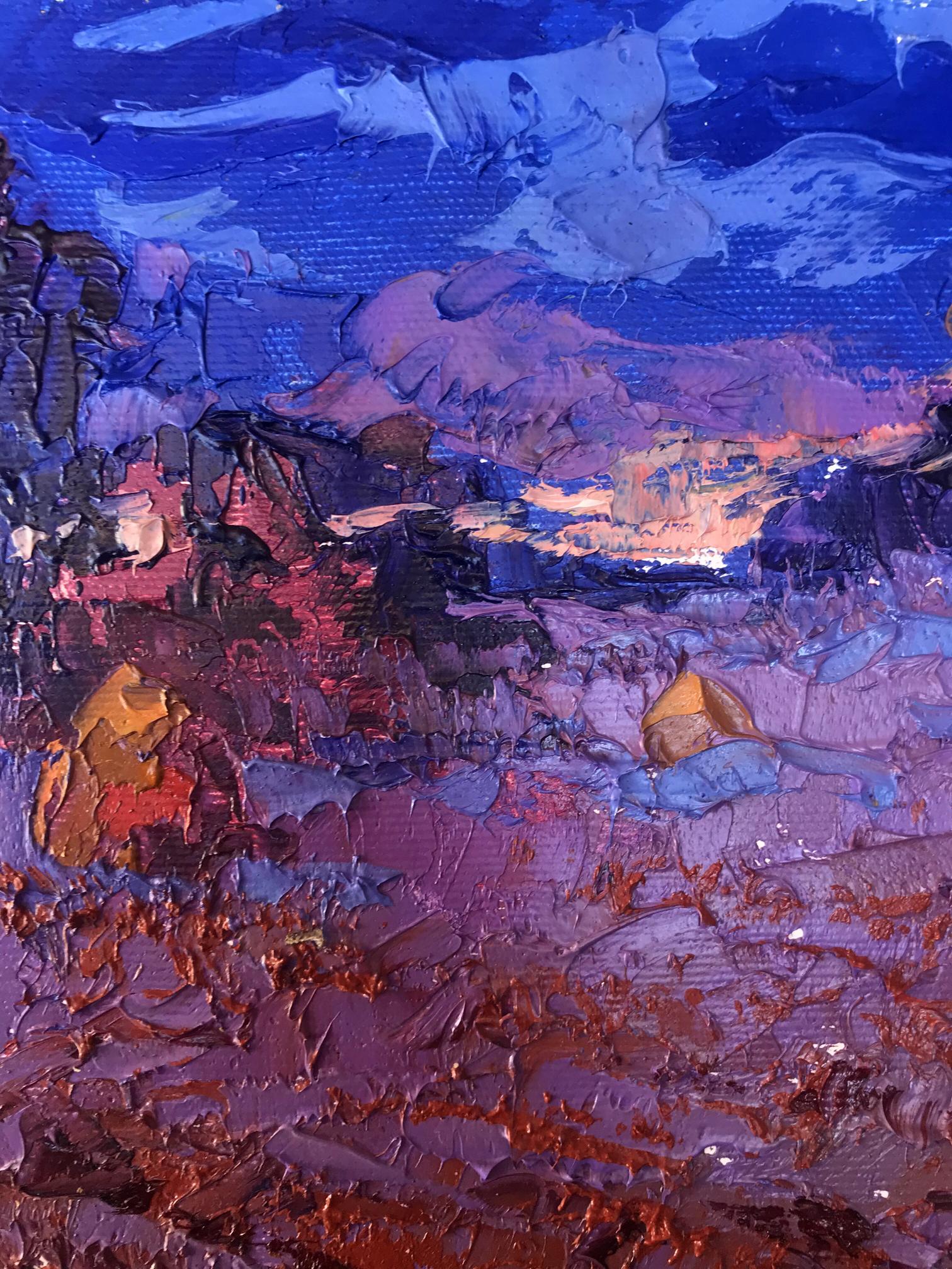 Ivanyuk's Oil Creation: Freezing Evening