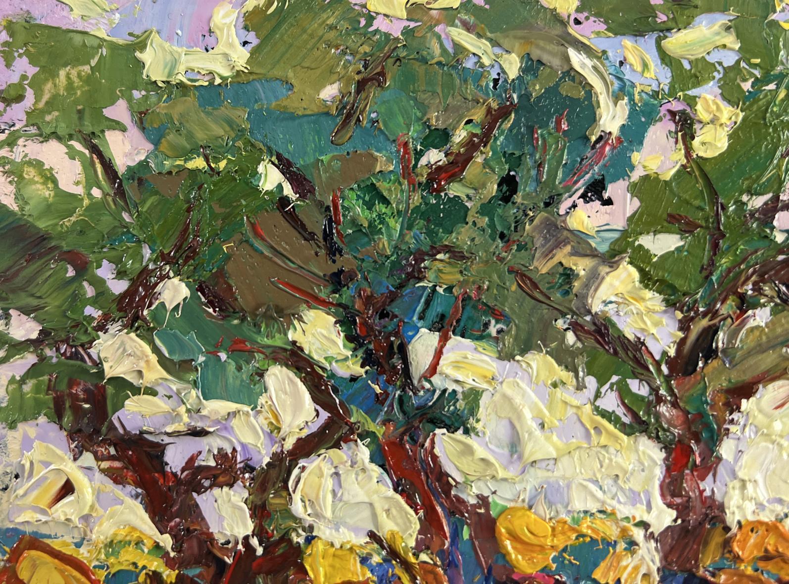 Vibrant impressionist oil painting Warmth in the Heart of the Heat by Oleksiy Ivanyuk