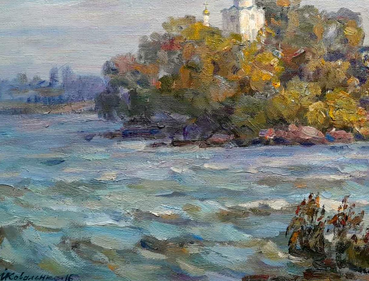 Oil painting countryside