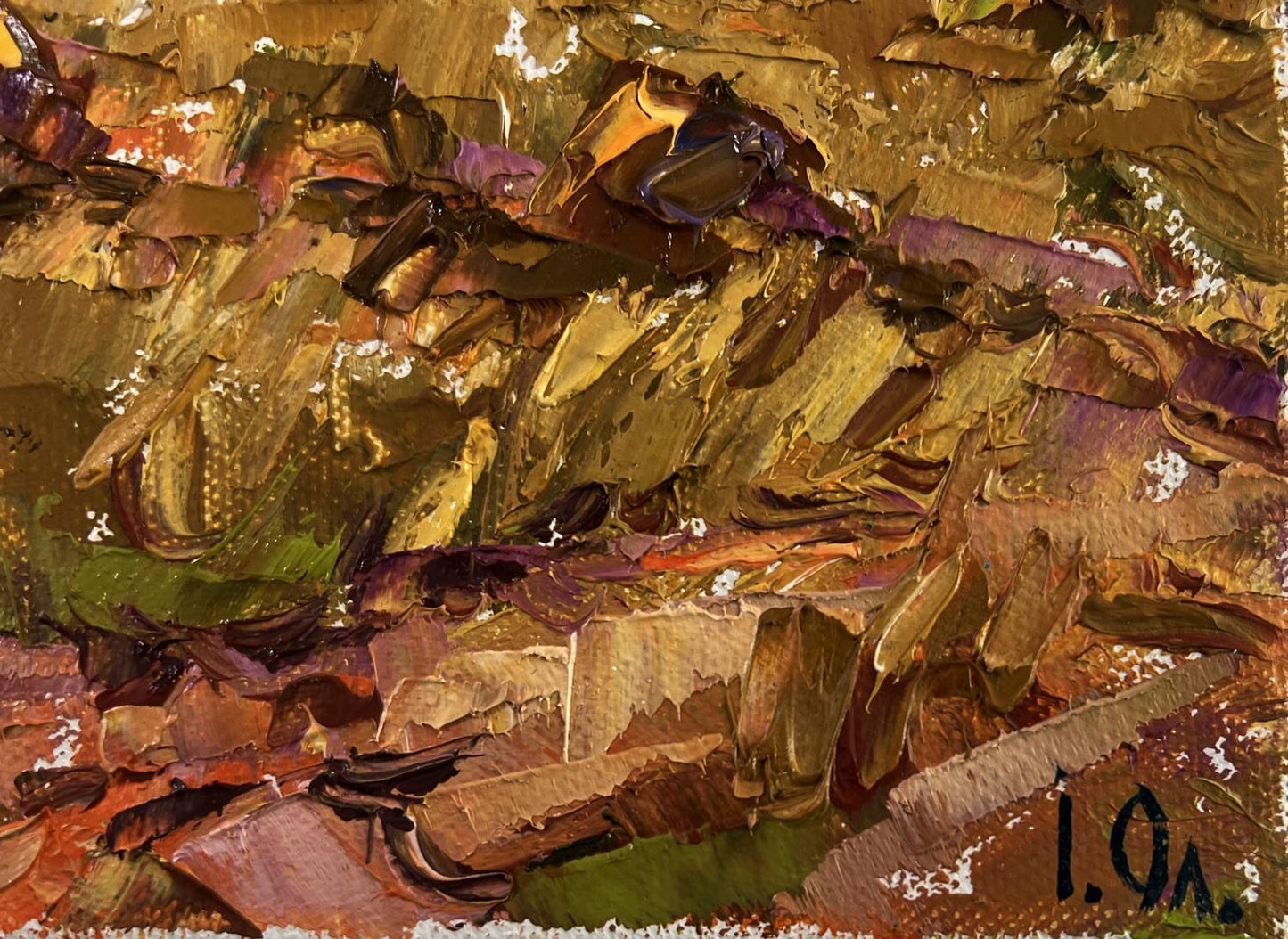 Oil painting A moment between light and darkness by Oleksiy Ivanyuk