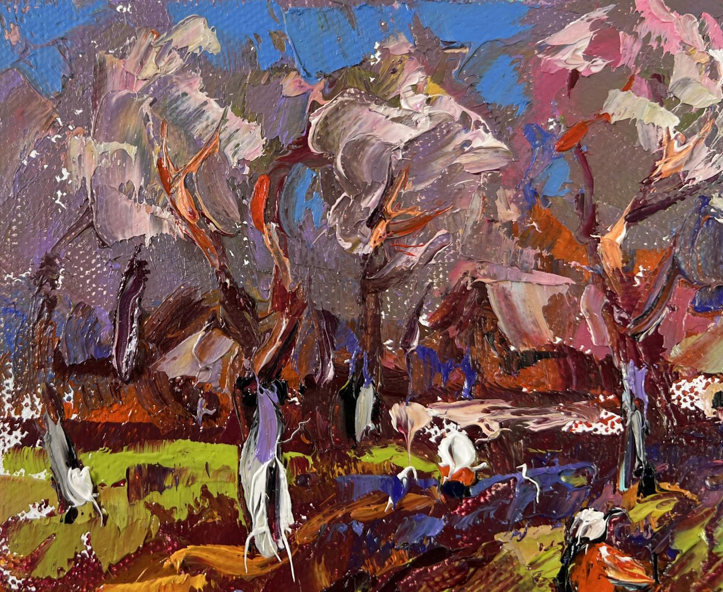 Vibrant Waking Garden Beds oil painting by Oleksiy Ivanyuk