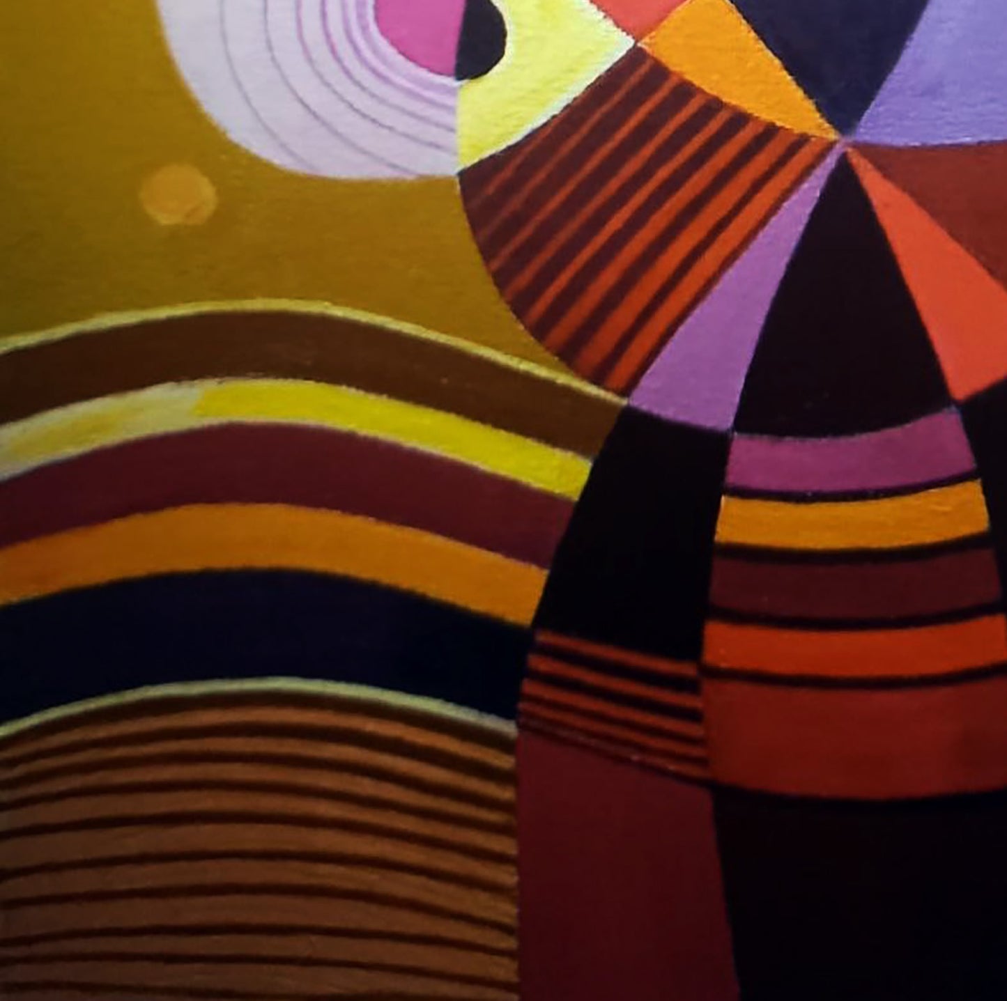 Vibrant Toy by Alexander Strashevich oil painting with bold geometric shapes