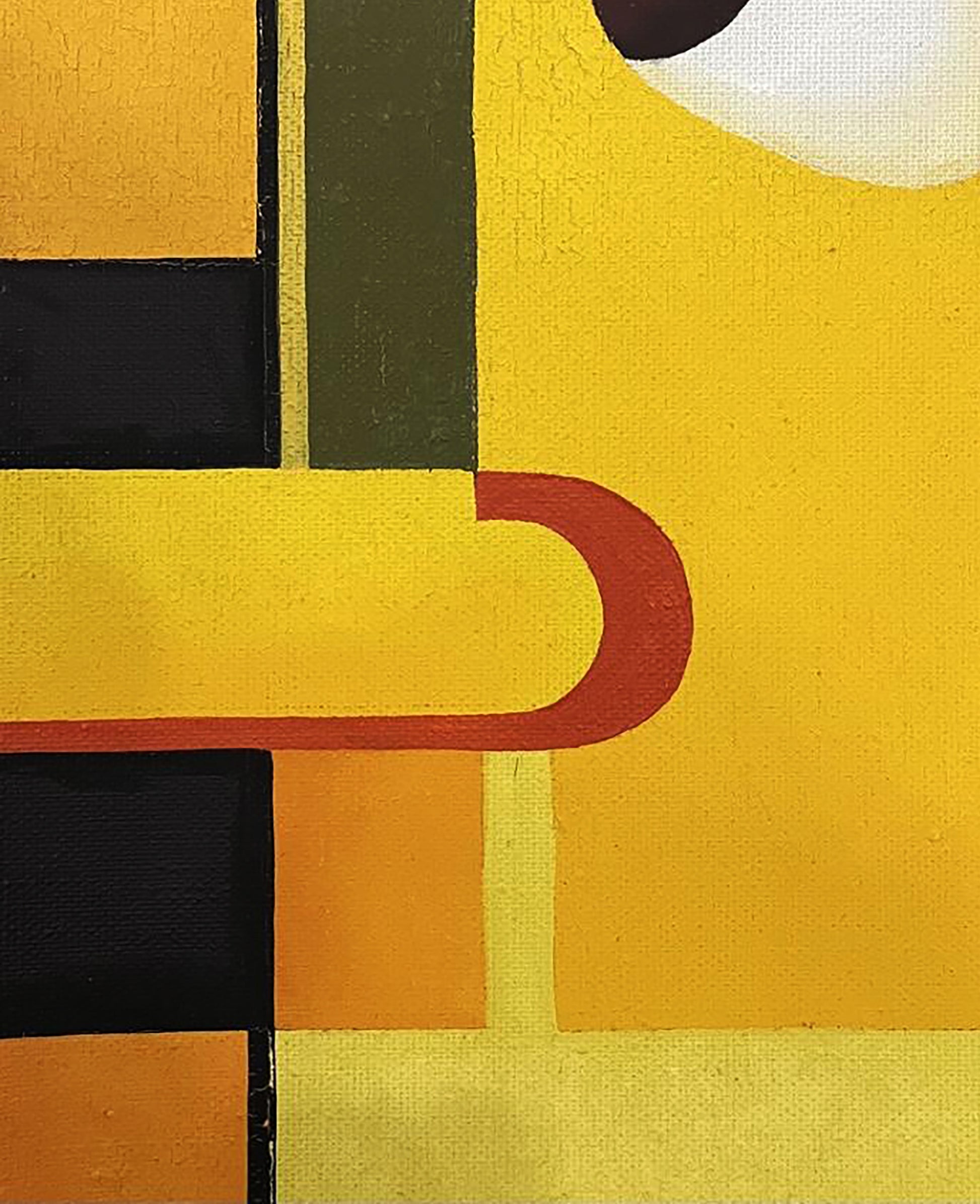 Oil painting Thoughts on spices by Ihor Safonov, vibrant geometric shapes