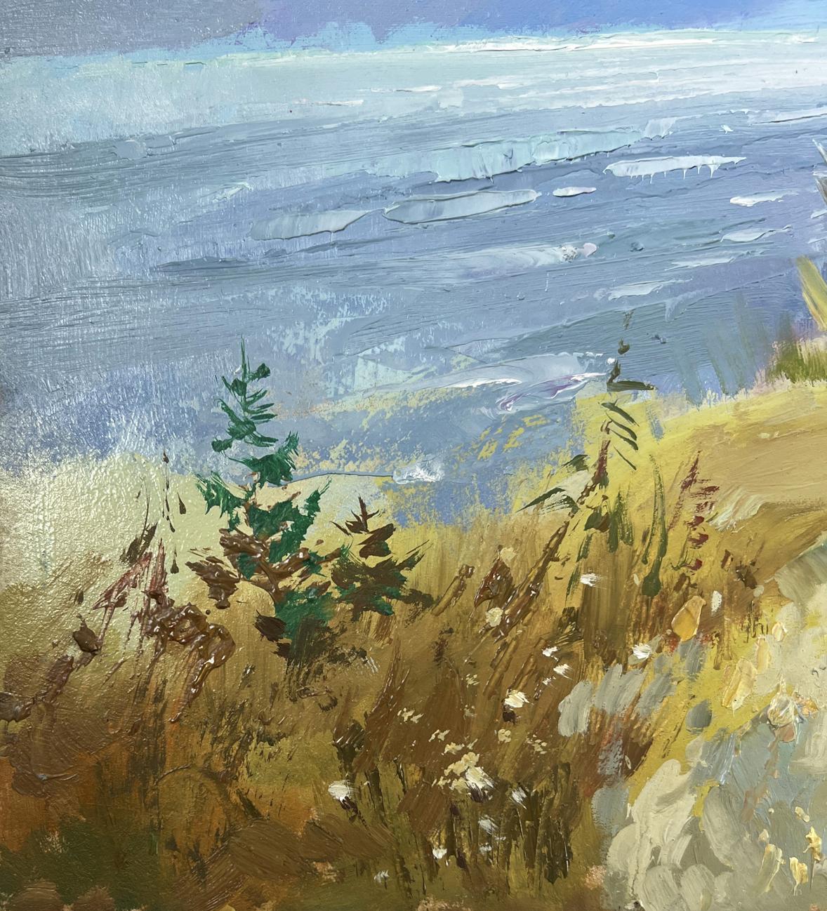 Oil painting Where the Fairy Tale Lives by Yuriy Suprunchuk coastal scene