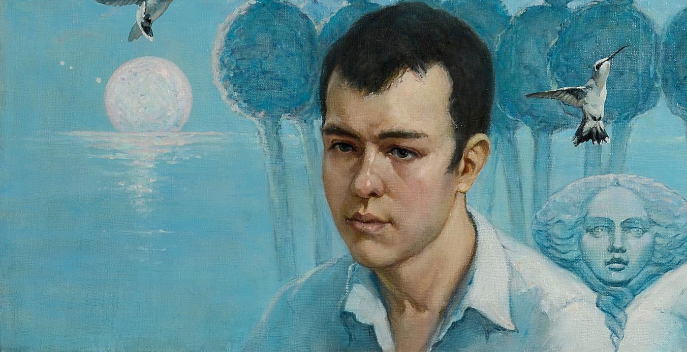 Oil painting Empathy of touch by Oleg Kateryniuk portrait