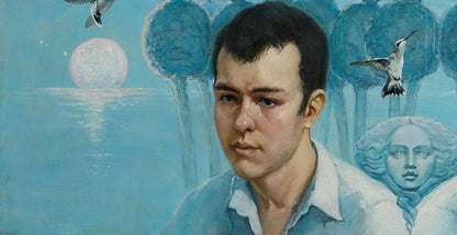 Oil painting Empathy of touch by Oleg Kateryniuk portrait