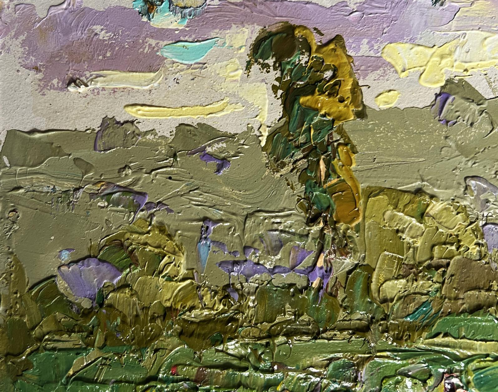 Oil painting Summer walk outside the village by Oleksiy Ivanyuk