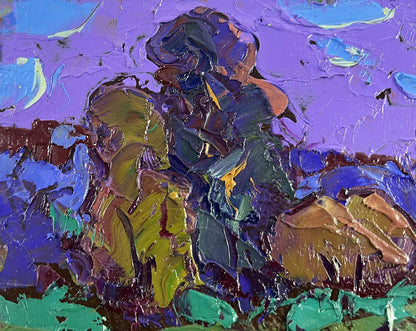 Oil painting Evening coolness before the rain by Oleksiy Ivanyuk