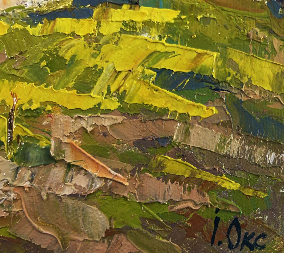 Oil painting Quiet Evening Dreams by Oksana Ivanyuk with vibrant impasto strokes