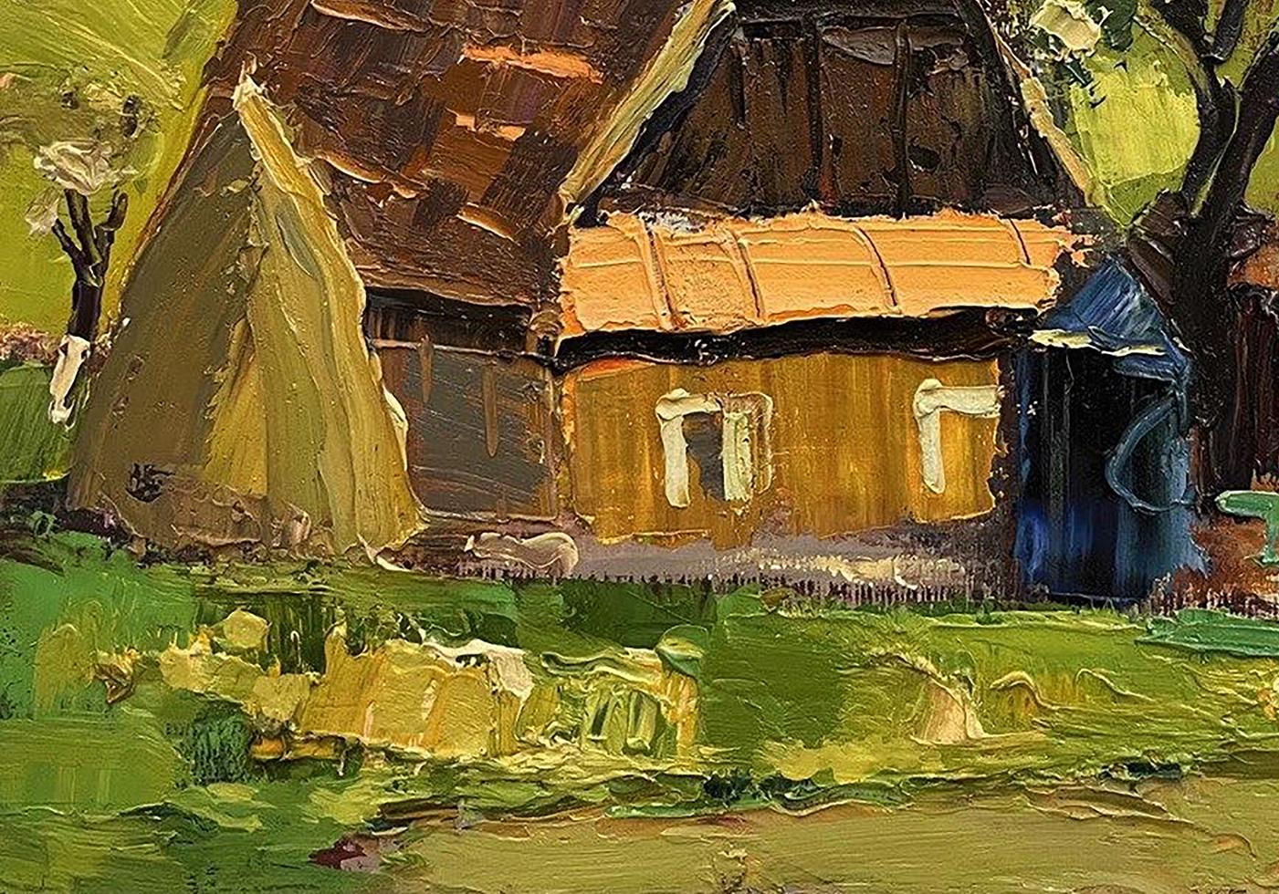 Oil painting Country house rural life Anatoly Tertychny Buy 