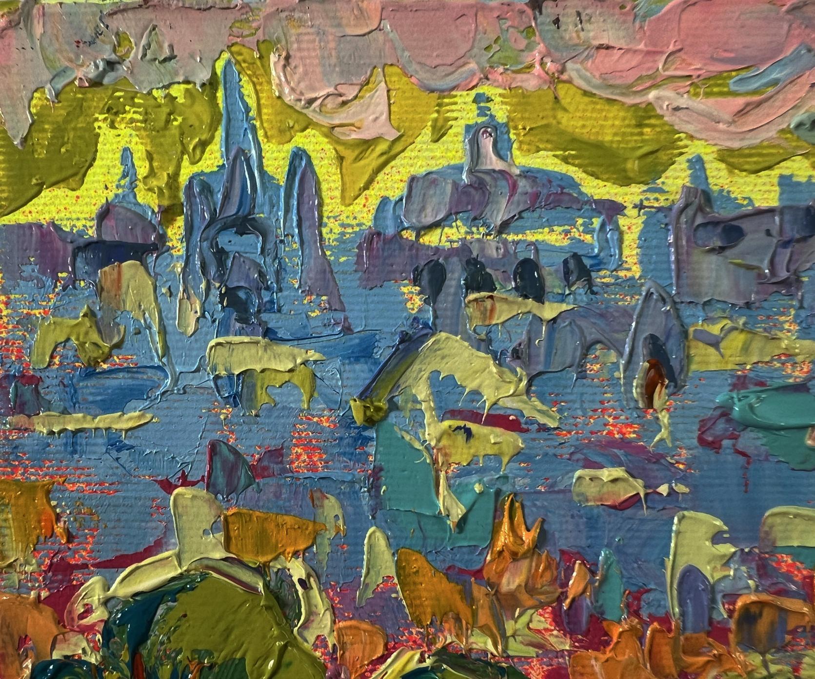 Vibrant Dynamics of the Solar City oil painting by Oleksiy Ivanyuk