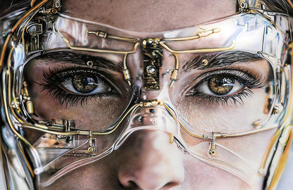 Acrylic painting My New Glasses Johannes Wessmark
