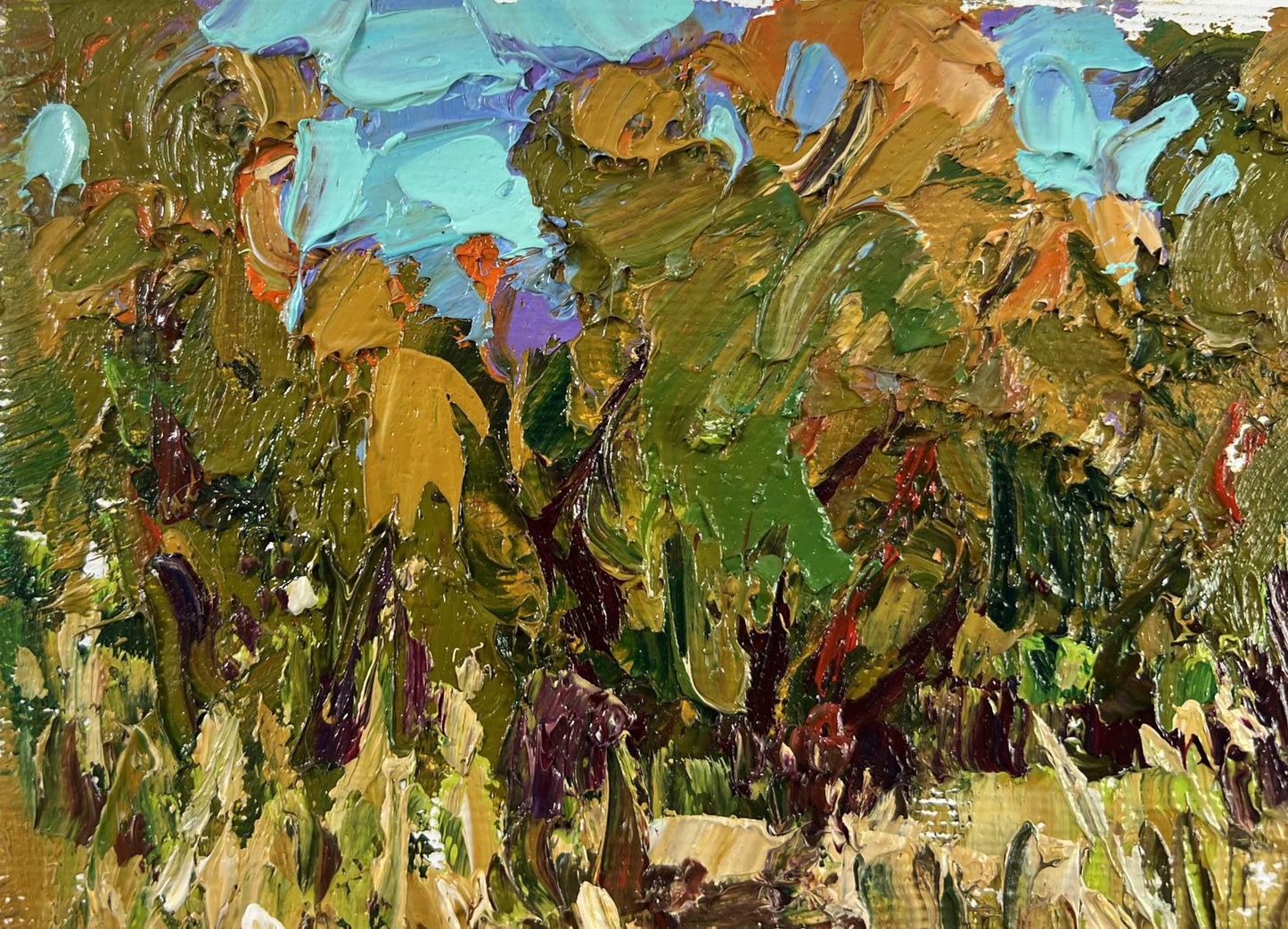 Vibrant impressionist oil painting Where the Reeds Whisper by Oleksiy Ivanyuk