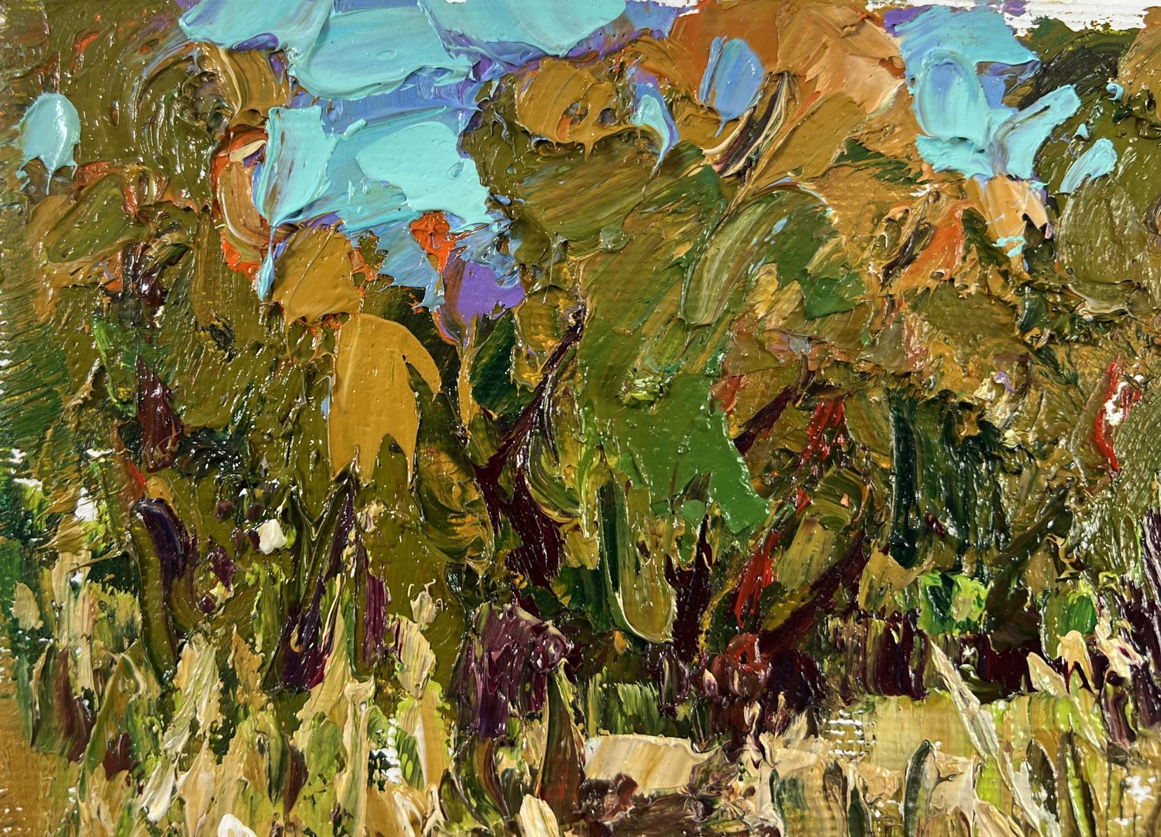 Vibrant impressionist oil painting Where the Reeds Whisper by Oleksiy Ivanyuk