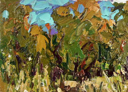 Vibrant impressionist oil painting Where the Reeds Whisper by Oleksiy Ivanyuk