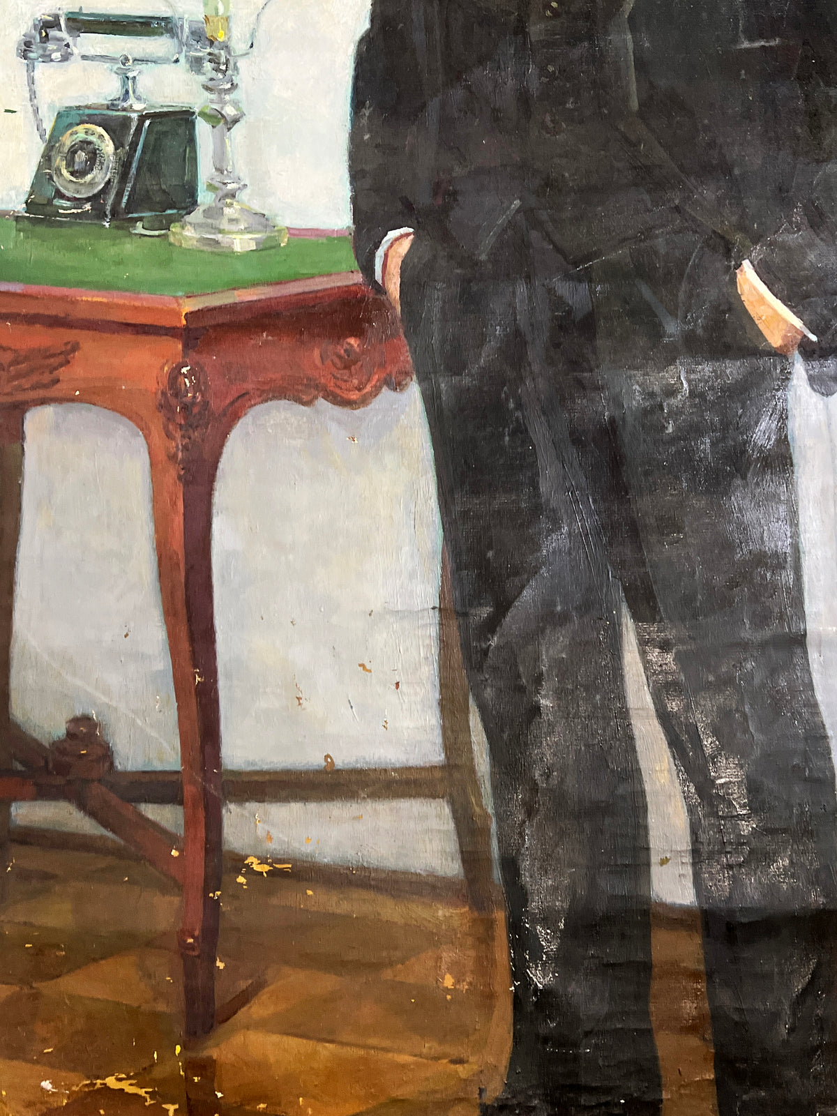 Oil painting Lenin in a Business Suit Petr Bilan