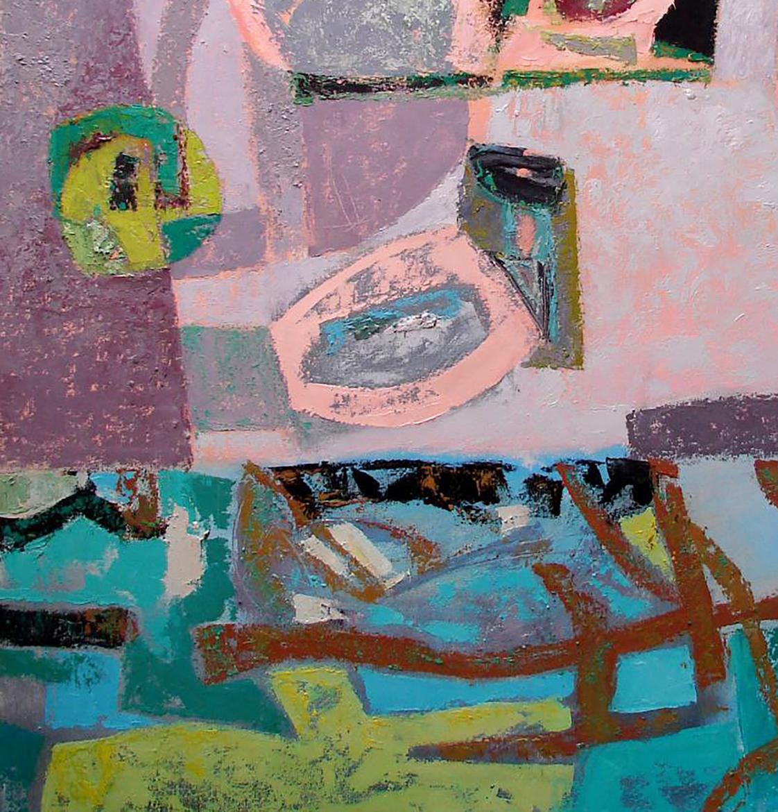 Oil painting Shape Transformation by Tatyana Shulyak abstract expressionist art