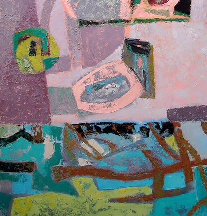 Oil painting Shape Transformation by Tatyana Shulyak abstract expressionist art