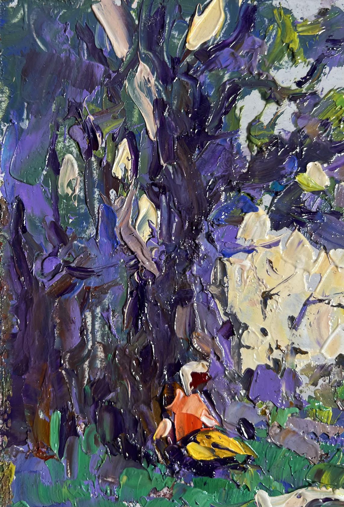 Vibrant impressionist oil painting Relaxing in the Meadow by Oleksiy Ivanyuk