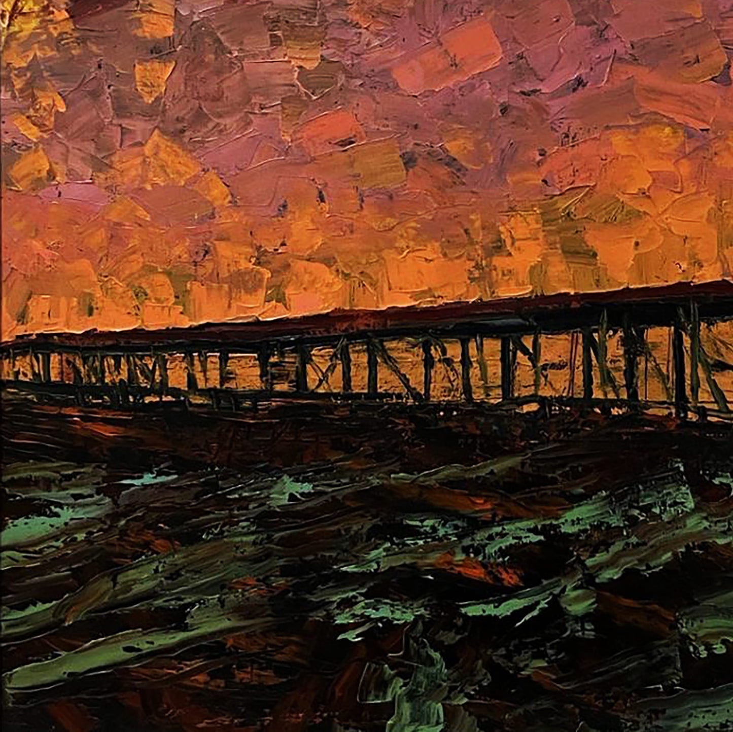 Oil painting expressionism Serhiy Kovalev