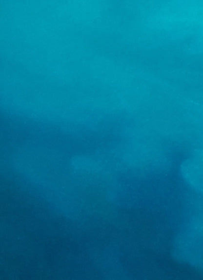 Blurry abstract underwater oil painting The silence of the seabed by Vasily Korkishko