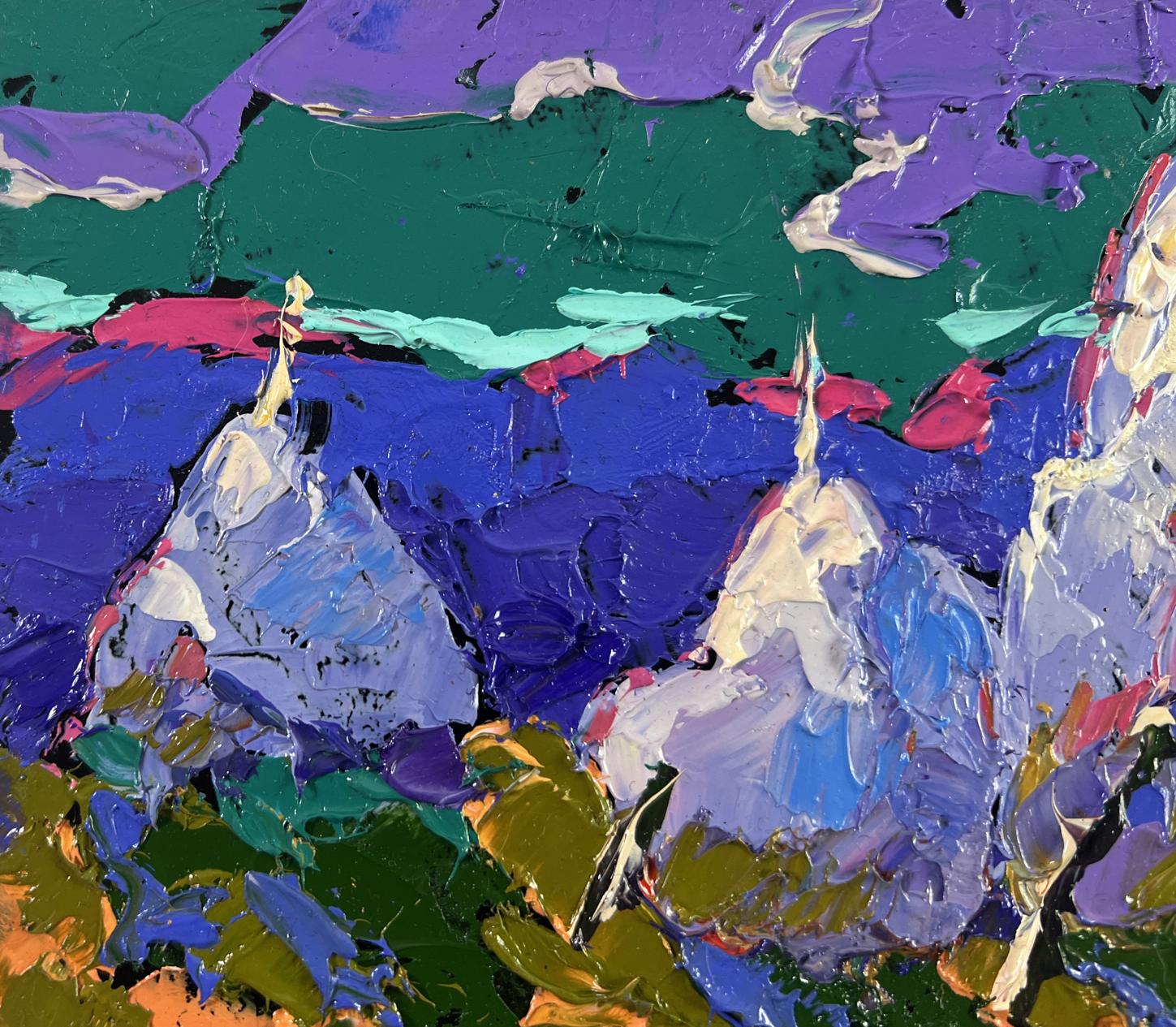 Vibrant Silver Evening in the Field oil painting by Oleksiy Ivanyuk