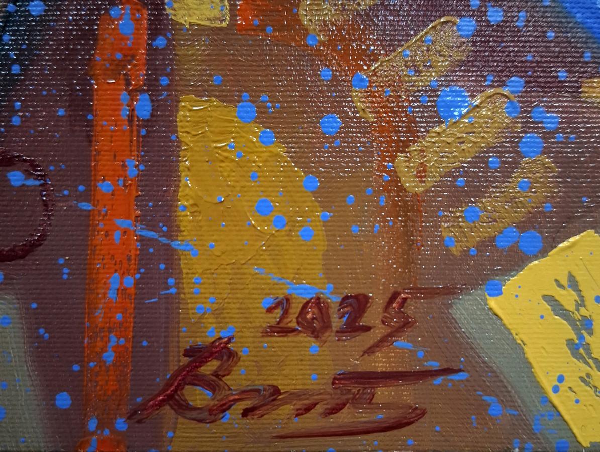 Oil painting Ultramarine Doctor Sergey Voichenko