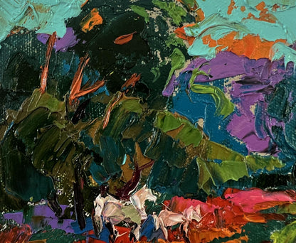 Vibrant Evening in the Forest oil painting by Oleksiy Ivanyuk