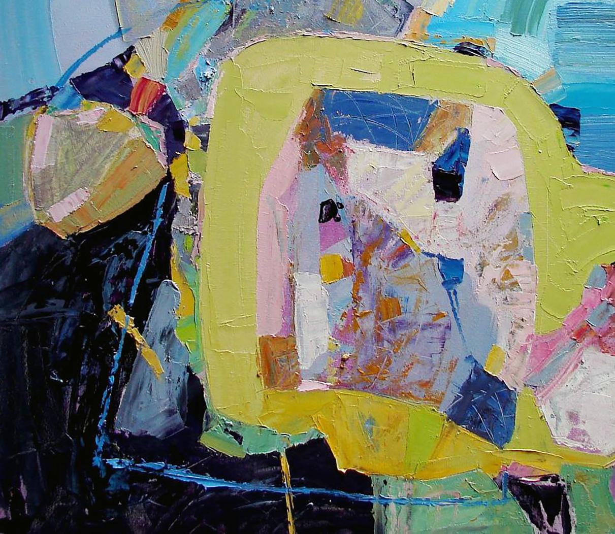 Vibrant impasto oil painting Premonition of Spring by Tatyana Shulyak