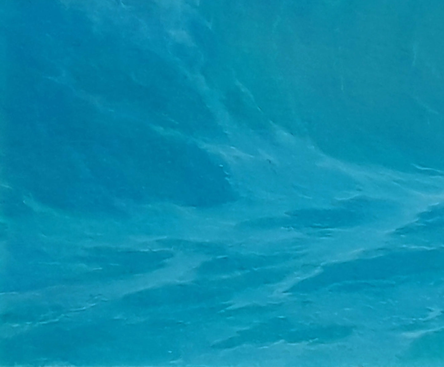 Oil painting of sea waves moving toward sun by Vasily Korkishko