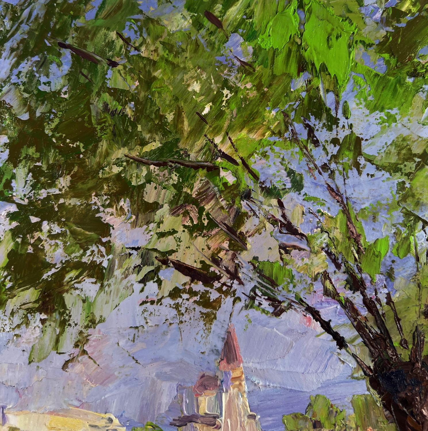 Vibrant impressionist oil painting The Earth Awakens by Boris Serdyuk