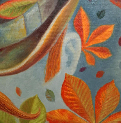 Oil painting Invisible Among the Foliage Sergey Voichenko