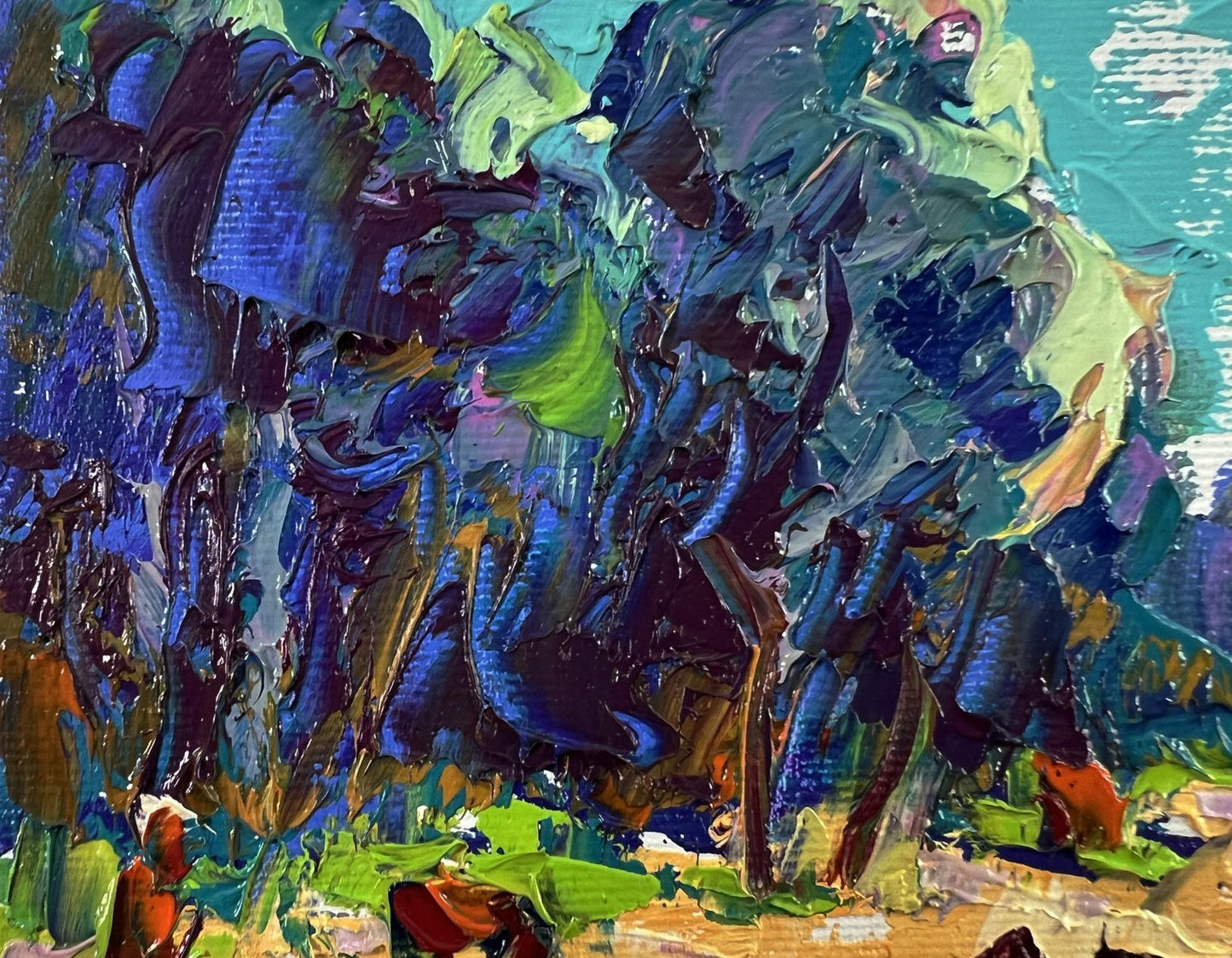 Vibrant Flock in the Meadows oil painting by Oleksiy Ivanyuk