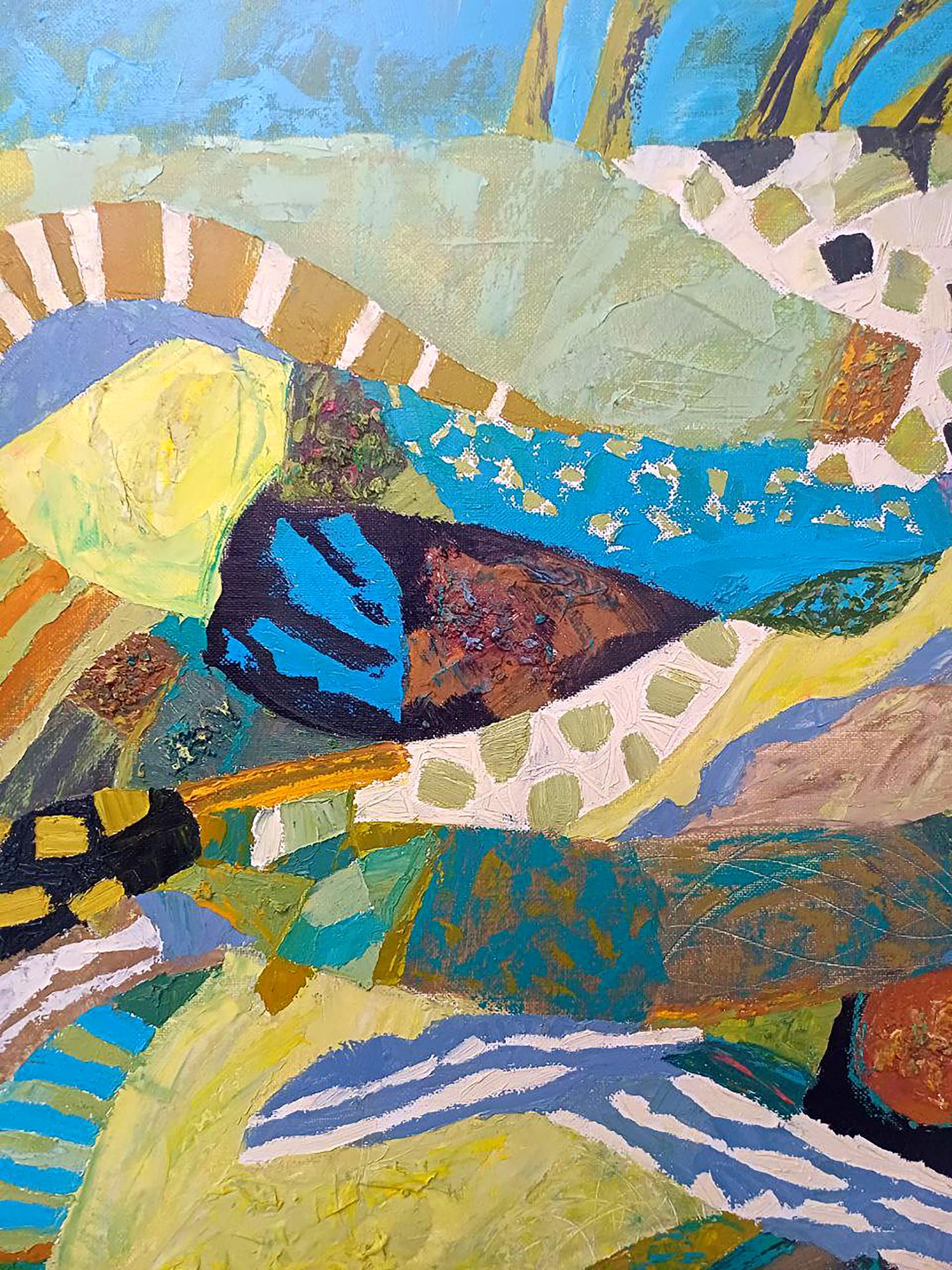 Oil painting Dark day by Tatyana Shulyak with vibrant textured brushstrokes