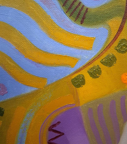 Oil painting Tropical Camouflage Sergey Voichenko