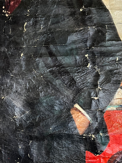 Oil painting Lenin with a newspaper Nikolai Khrustalenko