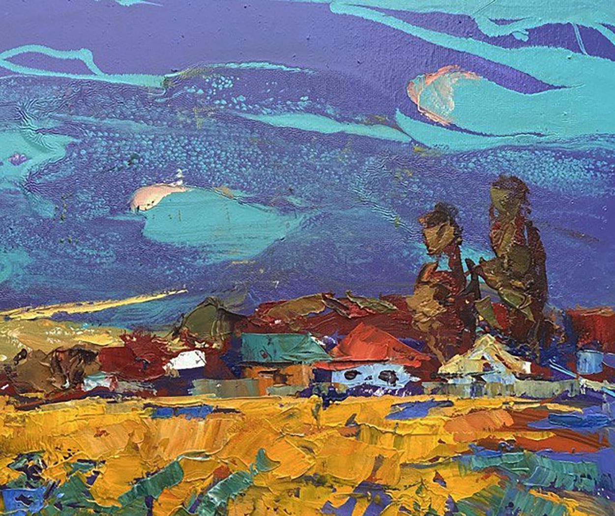 Vibrant impressionist oil painting Distance beckons by Oleksiy Ivanyuk