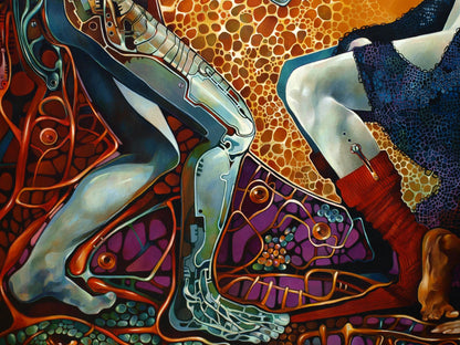 Oil painting Hiranyagarbha Konsta G. Amelinn
