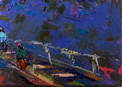 Oil painting Warm moments among loved ones by Oleksiy Ivanyuk